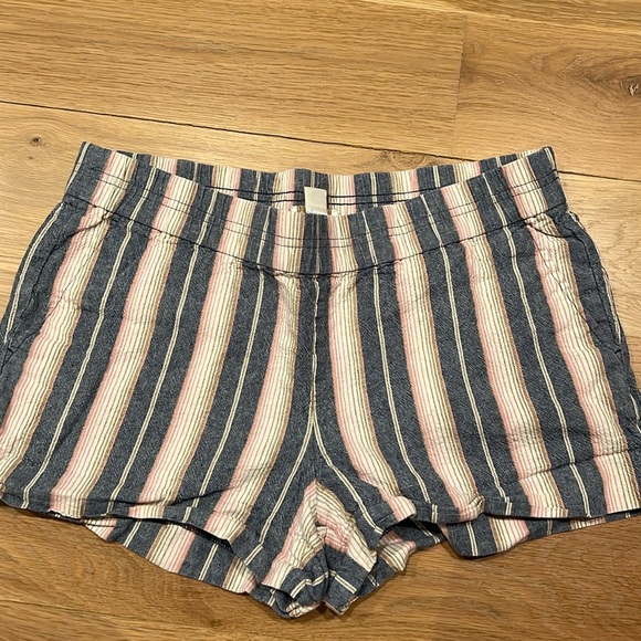 J Crew blue/pink/tan shorts - Picture 1 of 5